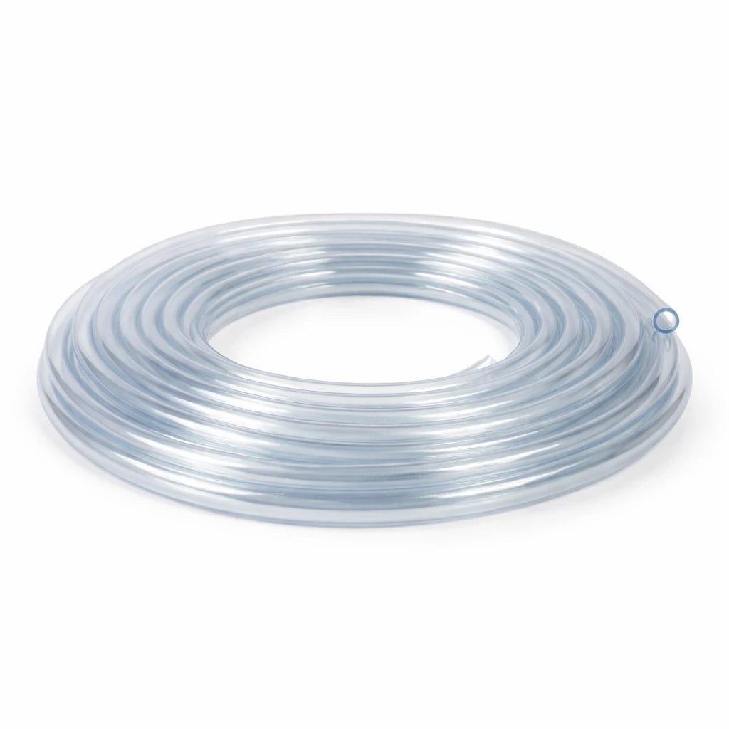 Flexible Tubing coiled into a loop, showing the clear 10 mm antkeeping tube